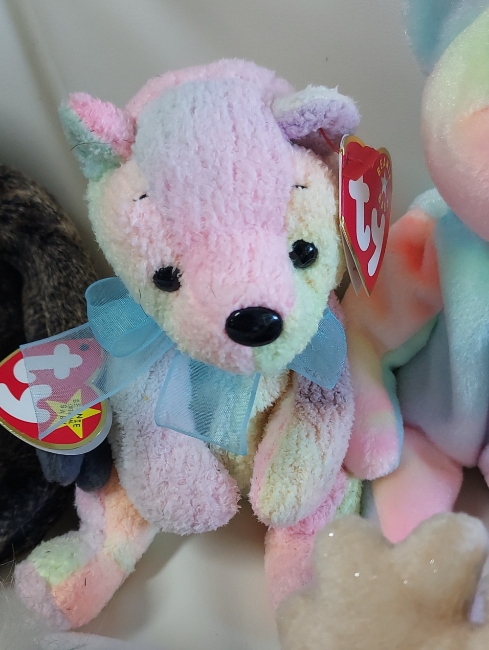 Lot Of 8 Ty Beanie Babies INCL 2 Mystic The Unicorn With Iridescent Horns - Picture 10 of 16